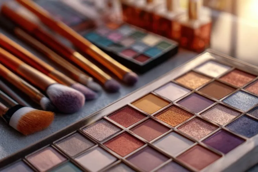 cosmetics powder eyeshadow palette